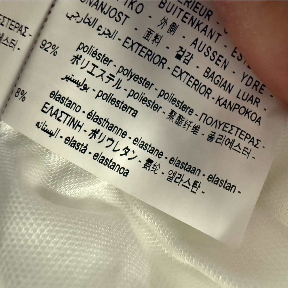 Zara White Mini Dress NWT XS - Picture 7 of 7